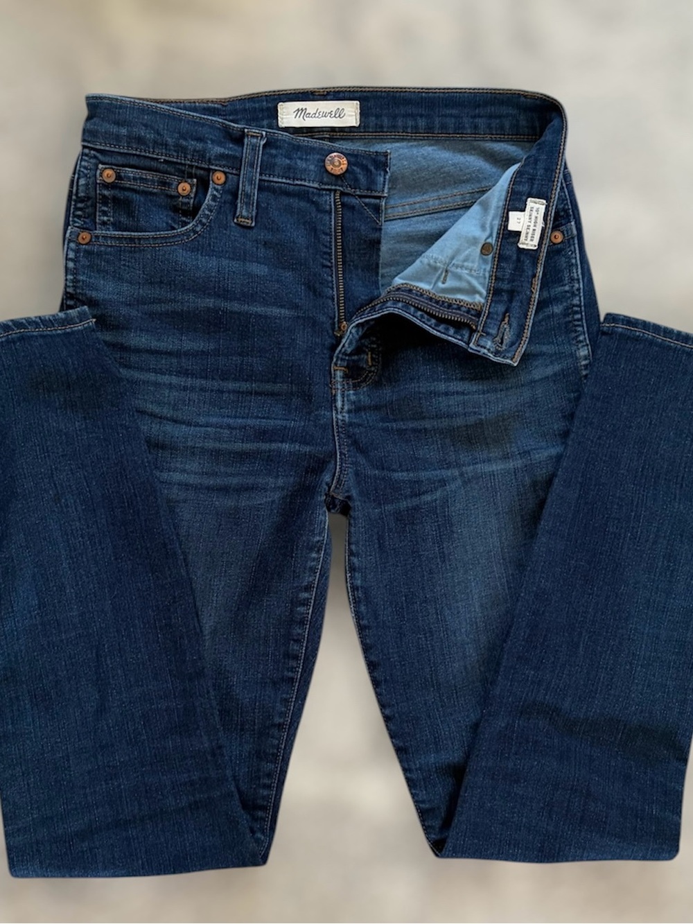 Madewell 10” High-Riser Skinny Skinny Jeans - Dark Indigo Wash - Size Size 27